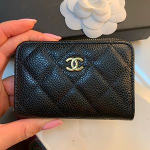 Chanel card holder wallet